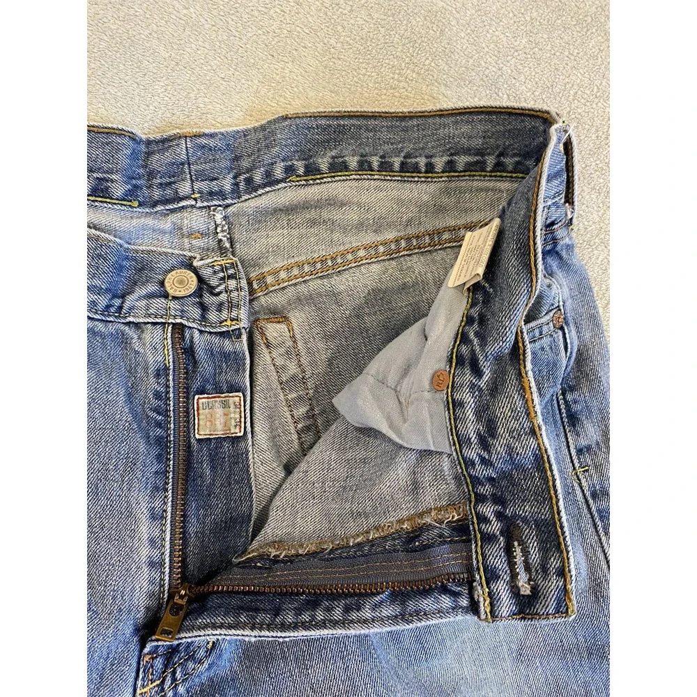 Polo Ralph Lauren Jeans Mens 34x35 867 Classic Straight Light Wash Blue Denim
